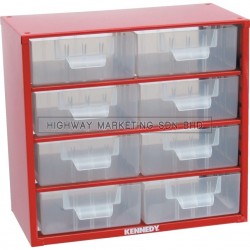 Kennedy KEN5935100K 8 Drawers Small Parts Storage Cabinet