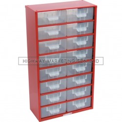 Kennedy KEN5935200K 16 Drawer Small Parts Storage Cabinet
