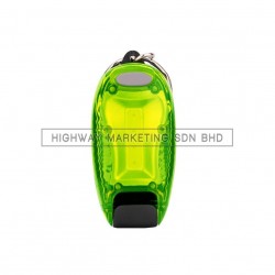 Hi-Safe HSF-40-2045-GREEN LED Blinker with Clip COB Backpack Lamp