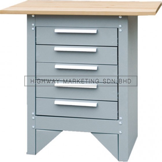 Senator SEN4055010K 5 Drawer Cabinet & Workbench