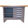 Senator SEN4055050K 5 Drawer Cabinet & Shelf Workbench