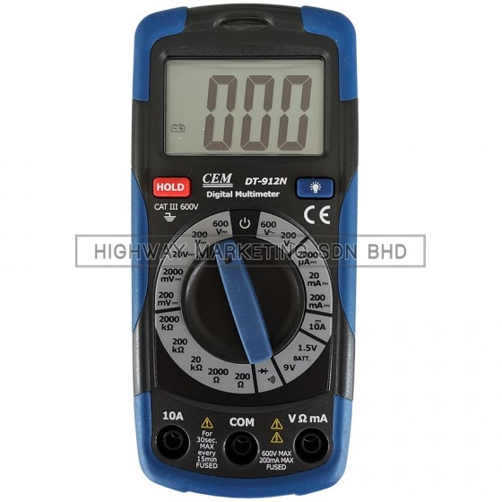 CEM DT-912N Compact Digital Multimeter