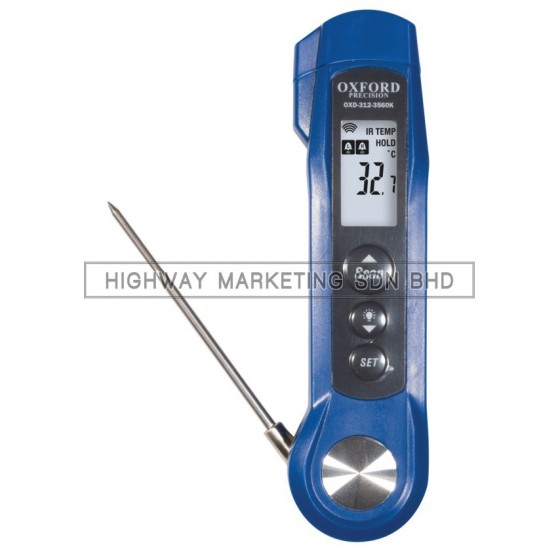 Oxford OXD3123560K Food Safety Infrared Thermometer