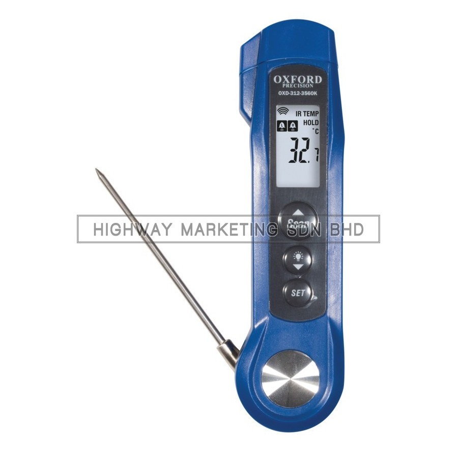 Oxford OXD3123560K Food Safety Infrared Thermometer