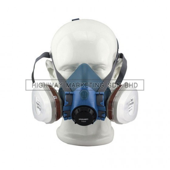 Polygard 7500 Mask c/w 701 Organic Vapor Cartridge