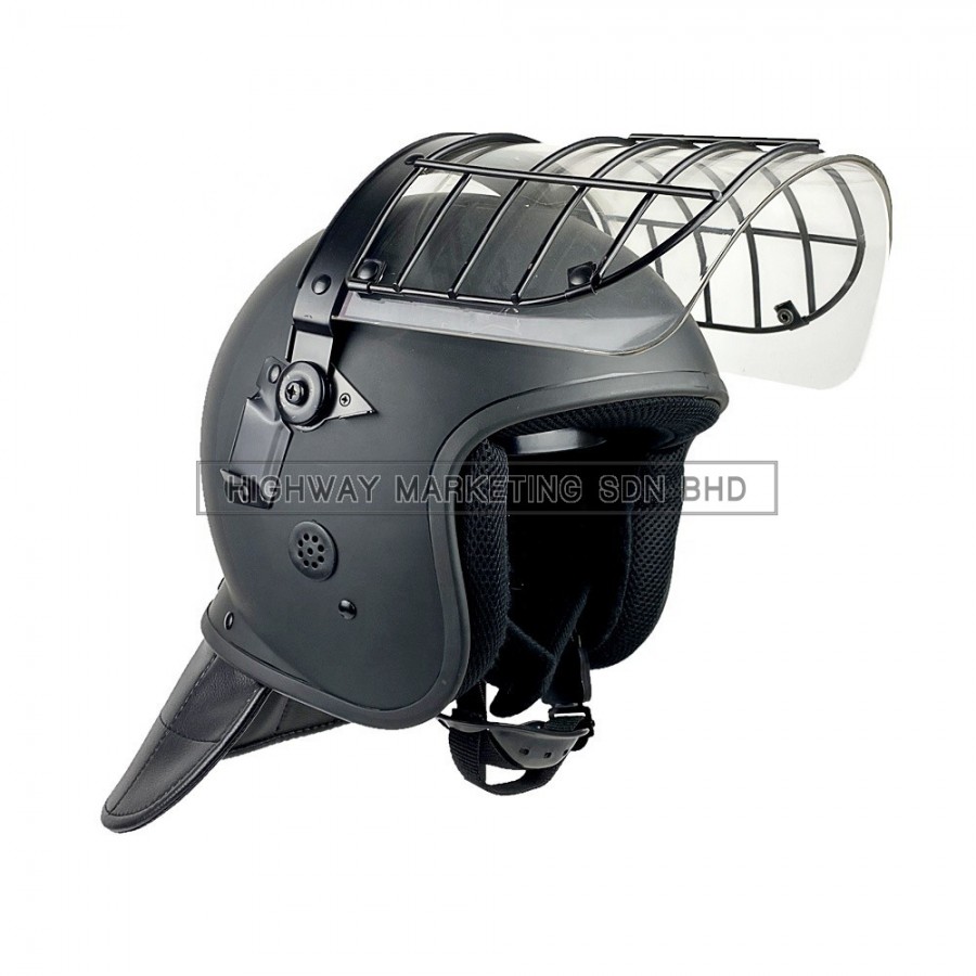 Hi-Safe Anti Riot Helmet with Metal Mesh