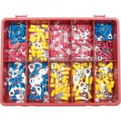 Kennedy KEN5155620K Terminals/Rings/Forks Red/Blue/Yellow Kit 300pcs