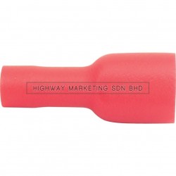 Kennedy KEN5151520K Red Push-on Fully Insulated Female Connector Terminals