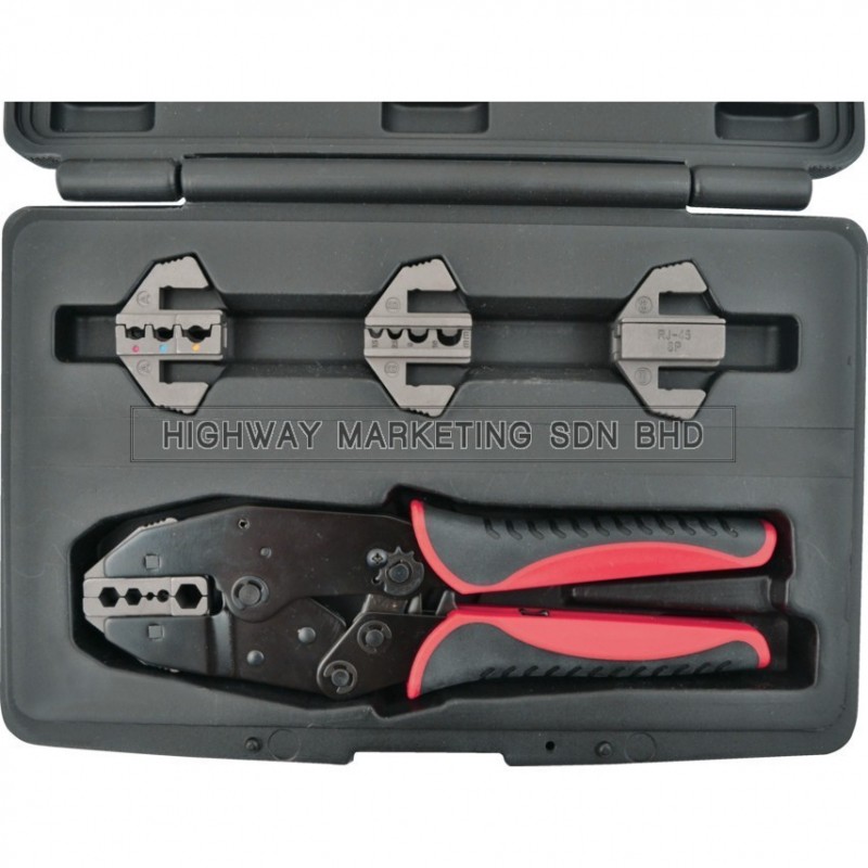 Kennedy KEN5155710K Ratchet Crimping Tools Set 4pcs