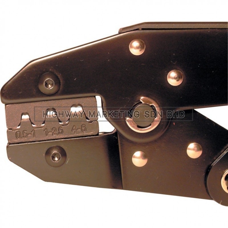 Kennedy KEN5155400K Uninsulated Terminal Ratchet Crimping Plier
