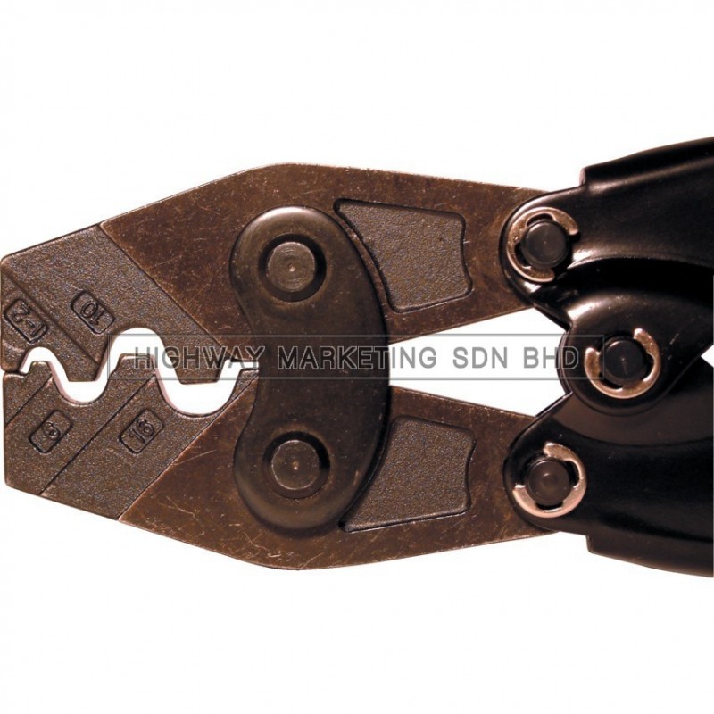 Kennedy KEN5155420K 2-16mm Uninsulated Terminal Ratchet Crimping Plier