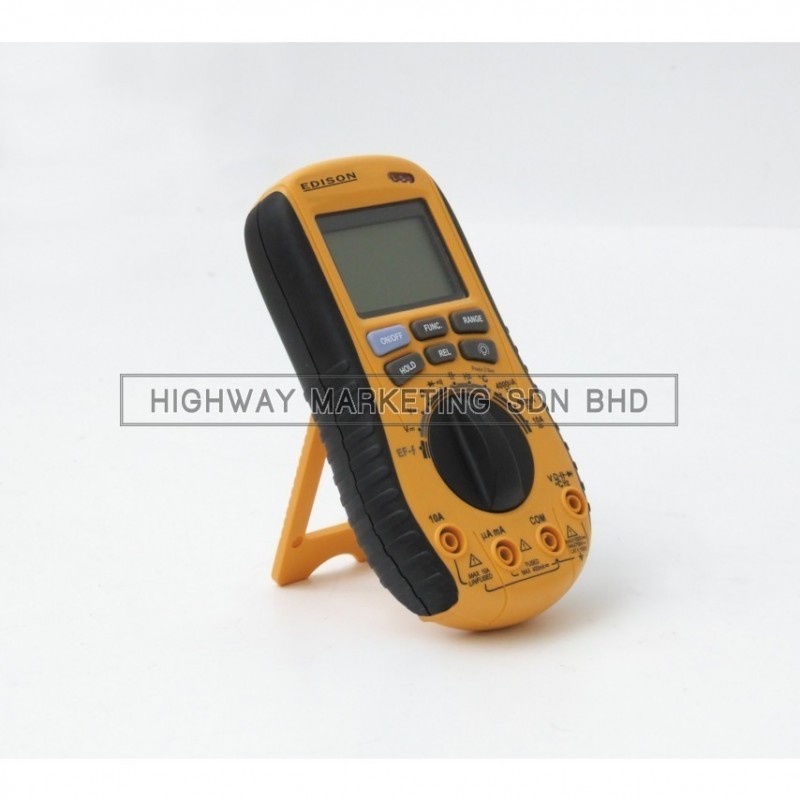 Edison EDI5163100K Auto Range Digital Multimeter 1000V DC 750V AC