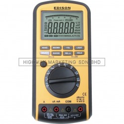 Edison EDI5163420K Auto Range High Accuracy Multimeter USB Interface