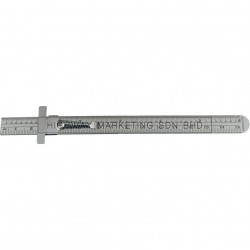 Kennedy KEN5183510K 150mm/6" Rustless Rule Round End Pocket Type