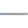 Kennedy KEN5183110K 150mm/6" Round End Rigid Blade Engineer's Steel Rules Metric & Inch