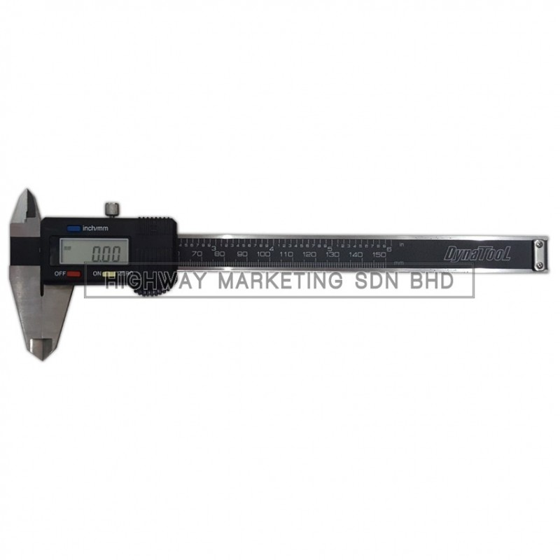 Dynatool DYN-10-0126 Digital Caliper 6"/150mm