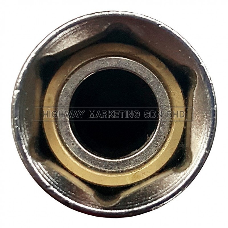 Dynatool DYN-10-5021 1/2" 21mm Magnetic Spark Plug Socket