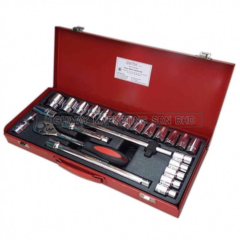 Dynatool DYN-10-5150 1/2" 24pcs 6pt Socket Set