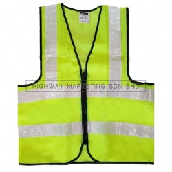 Hi-Safe HSF-40-1400-G High Visibility Safety Waiscoat Vest Green